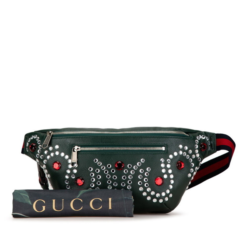 GUCCI Green Leather Hobo Bag - Picture 11 of 12